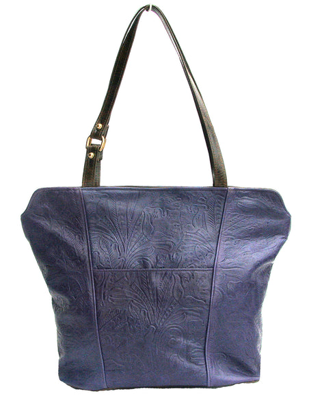Claudel Tote Bag in Espresso Leather - Offhand Designs