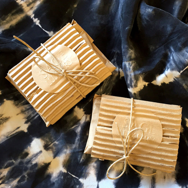 Small Leather Notebook in Ocean by Iron & Flint