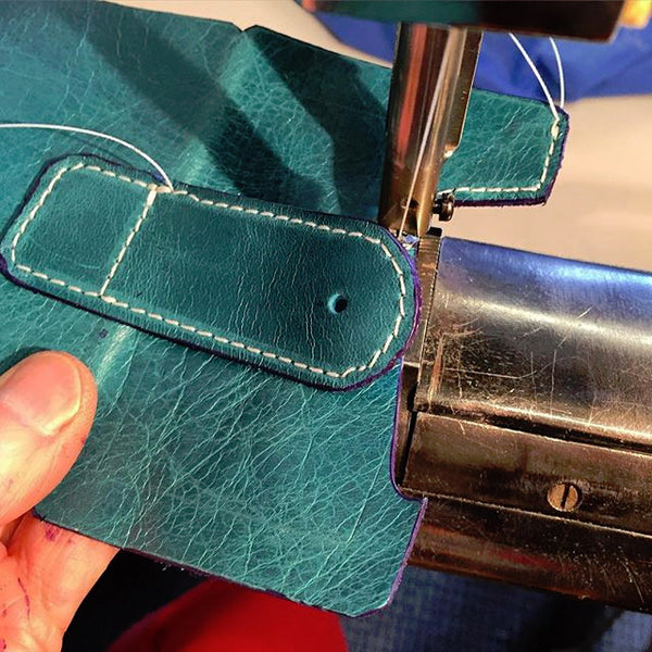 Leather Notebook in Mango by Iron & Flint