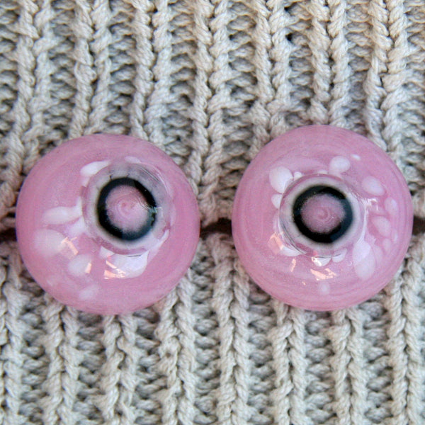 Moving Mud Medium Round Buttons Strawberry Cream