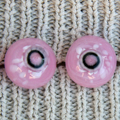 Moving Mud Medium Round Buttons Strawberry Cream