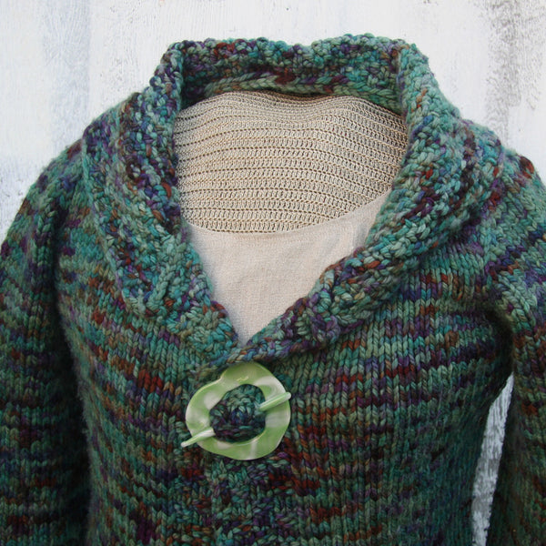 Moving Mud Shawl Pin Lime Sherbet